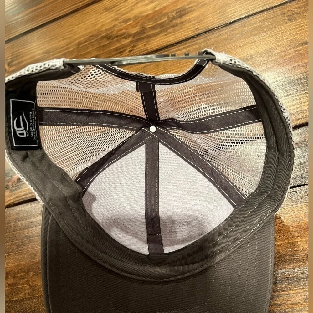 Magnolia Gray and White Trucker Hat, Joanna Gaines, Fixer Upper, HGTV, EUC, Waco
